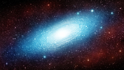 Naklejka premium Galaxy. Elements of this image furnished by NASA.
