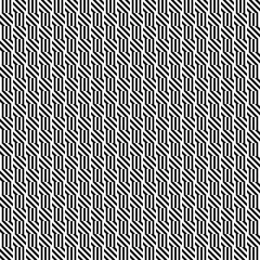 Seamless Geometric Pattern   Rectangles   Black-and-White 2 © reeel