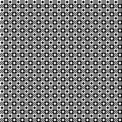 Seamless Geometric Pattern   Squares & Rectangles   Black-and-White 3 © reeel