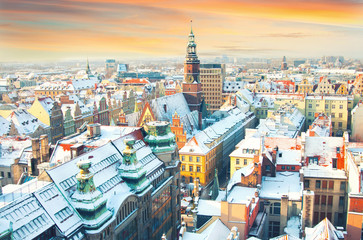 Obraz premium Poland. View of Wroclaw