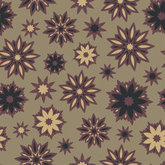 Seamless ornament in style Boho