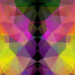 Abstract mosaic background. Triangle geometric background. 
