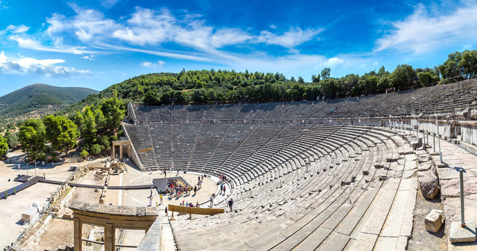 Epidaurus Amphitheater in Greece
