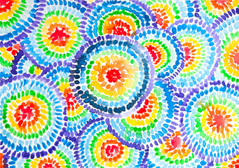 Abstract hand painted watercolor background