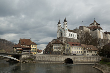 Aarburg Castle in Switzerland