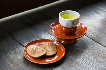道後温泉　お茶菓子