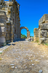 Greco-Roman archaeological site, Tindarys, Sicily.