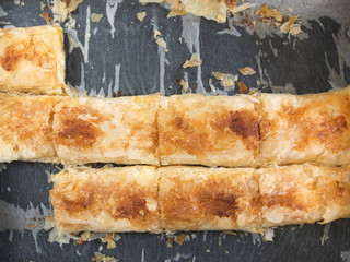 Homemade delicious cheese pie