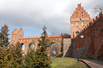 Fototapeta na wymiar The castle in Kwidzyn, Poland 