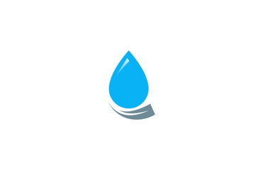 water drop hand logo