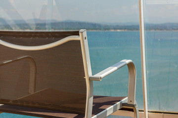 balcon du navire de croisière