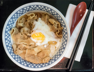  beef and egg onzen