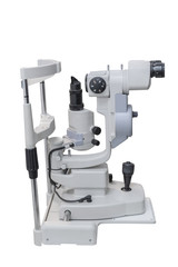 apparatus for measurement of vision isolated on white background