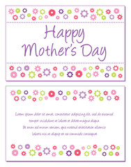 Mother's day greeting card