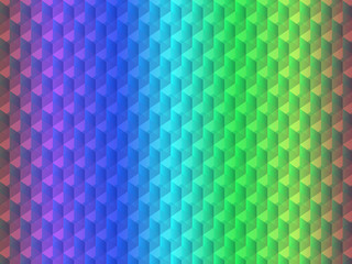 Abstract multicolored cubes Pattern or background