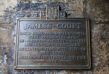 James's Court in Edinburgh, Scotland.