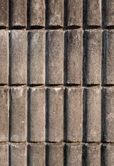 Old cylinder concrete wall pattern background