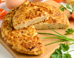Tortilla di patate, close-up
