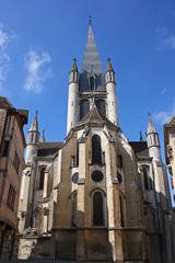Obraz premium Dijon, chevet de l'église Notre-Dame, France