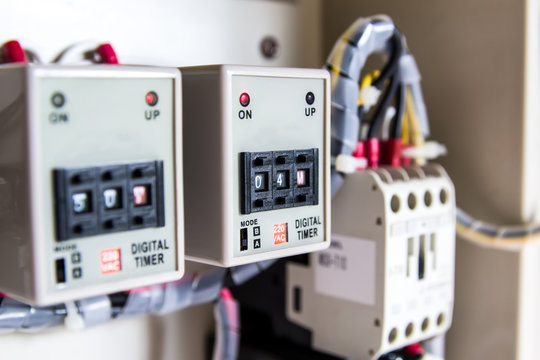Electrical Digital timer in control box