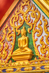 Obraz premium bronze buddha statue