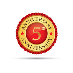 5 years anniversary logo
