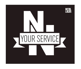 NN Initial Logo for your startup venture