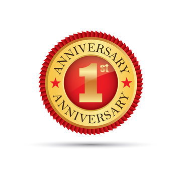 1 years anniversary logo