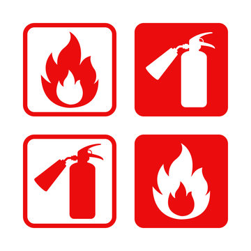 Fire safety stickers