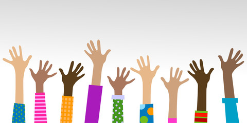 hands diverse togetherness