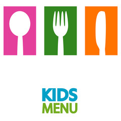 Fototapeta premium kids menu background