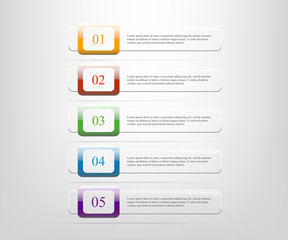 Vector lines infographic.