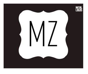 MZ Initial Logo for your startup venture