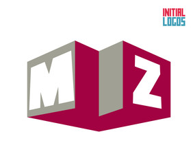 MZ Initial Logo for your startup venture