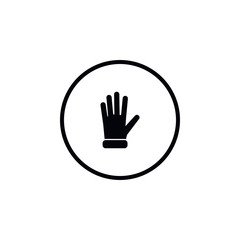 Icon of protective gloves.