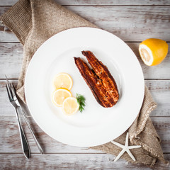 Grilled salmon