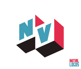 NV Initial Logo for your startup venture