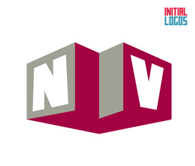 NV Initial Logo for your startup venture