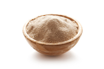 buckwheat flour in bowl
