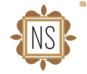 NS Initial Logo for your startup venture