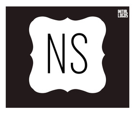 NS Initial Logo for your startup venture