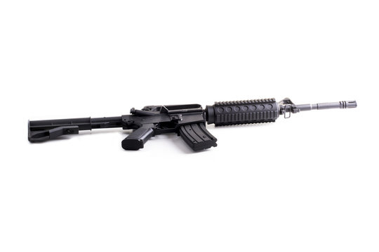 SMG on white background