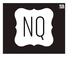 NQ Initial Logo for your startup venture