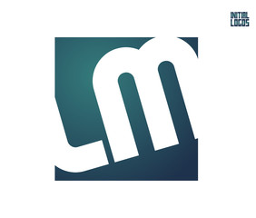 LM Initial Logo for your startup venture