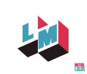 LM Initial Logo for your startup venture