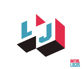 LJ Initial Logo for your startup venture