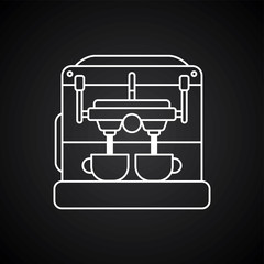 coffee machine cartoon theme