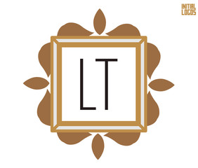 LT Initial Logo for your startup venture