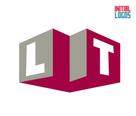 LT Initial Logo for your startup venture
