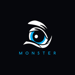 angry monster eye